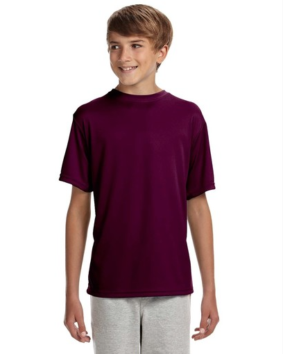 A4 Youth NB3142 Short-Sleeve Cooling Performance Shirt